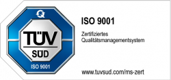 TÜV Süd, ISO 9001, zertifiziertes Qualitätsmanagementsystem, www.tuvsud.com/ms-zert